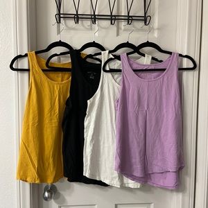 4 TARGET racer back tank tops